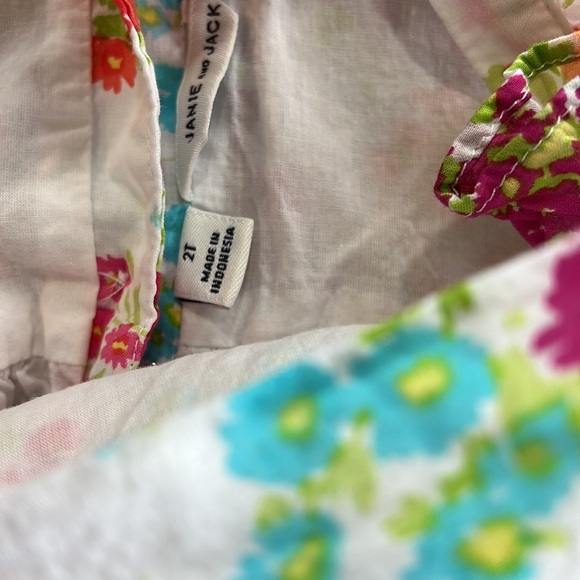 Janie and jack floral ruffle dress - Picture 6 of 7